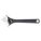ADJUSTABLE WRENCH, ALLOY STEEL, BLACK PHOSPHATE, 8 IN OVERALL L, 1 1/16 IN JAW CAPACITY