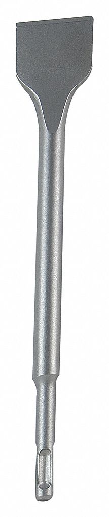 CHISEL BIT, 1½ IN HEAD W, 8 IN LENGTH, 25/64 IN SHANK DIAMETER, SDS