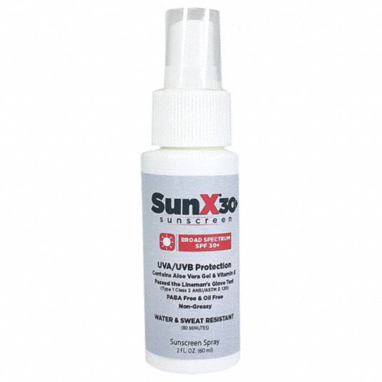 SUNX, Sunscreen - 31DJ82|18-302 - Grainger