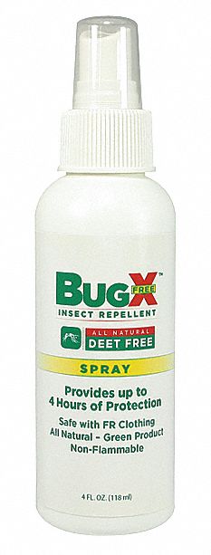 Insect Repellent: Pump Spray, Geraniol, DEET-Free, Indoor/Outdoor, 4 oz