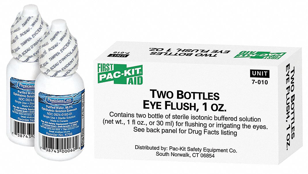31DJ97 - Personal Eye Wash Bottle 1 oz.