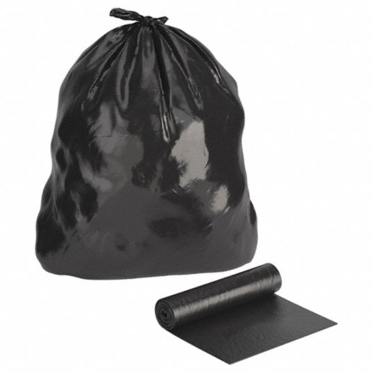 ToughBag 55 Gallon Trash Bags, 35 x 55 Large Industrial Black