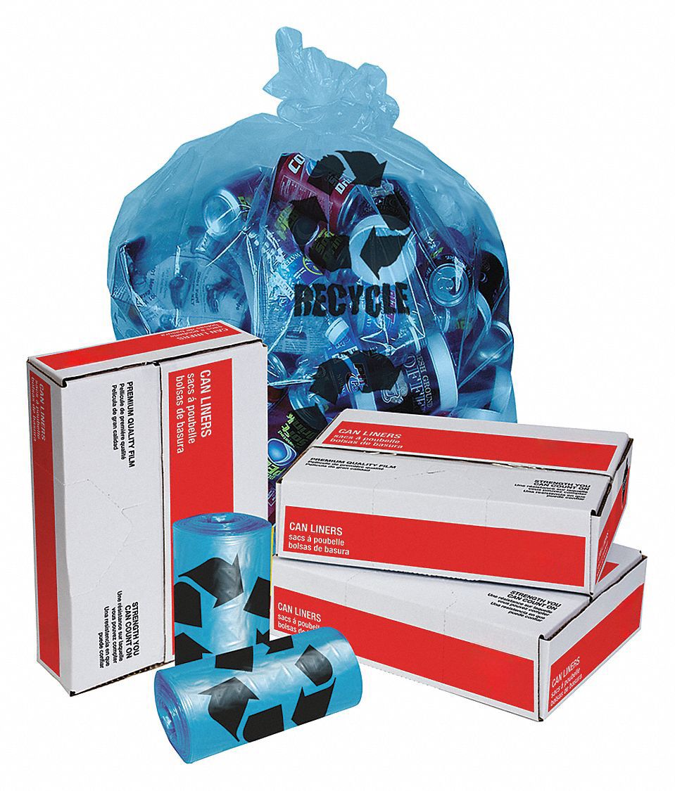Trash Bags Blue PK100