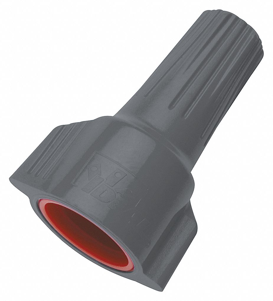 CONNECTEUR,MODÈLE 62,VISSABLE,AILE,RÉST INTMP,MAX 600 V,18-10 AWG,GRIS/ROUGE,1 1/2 PO