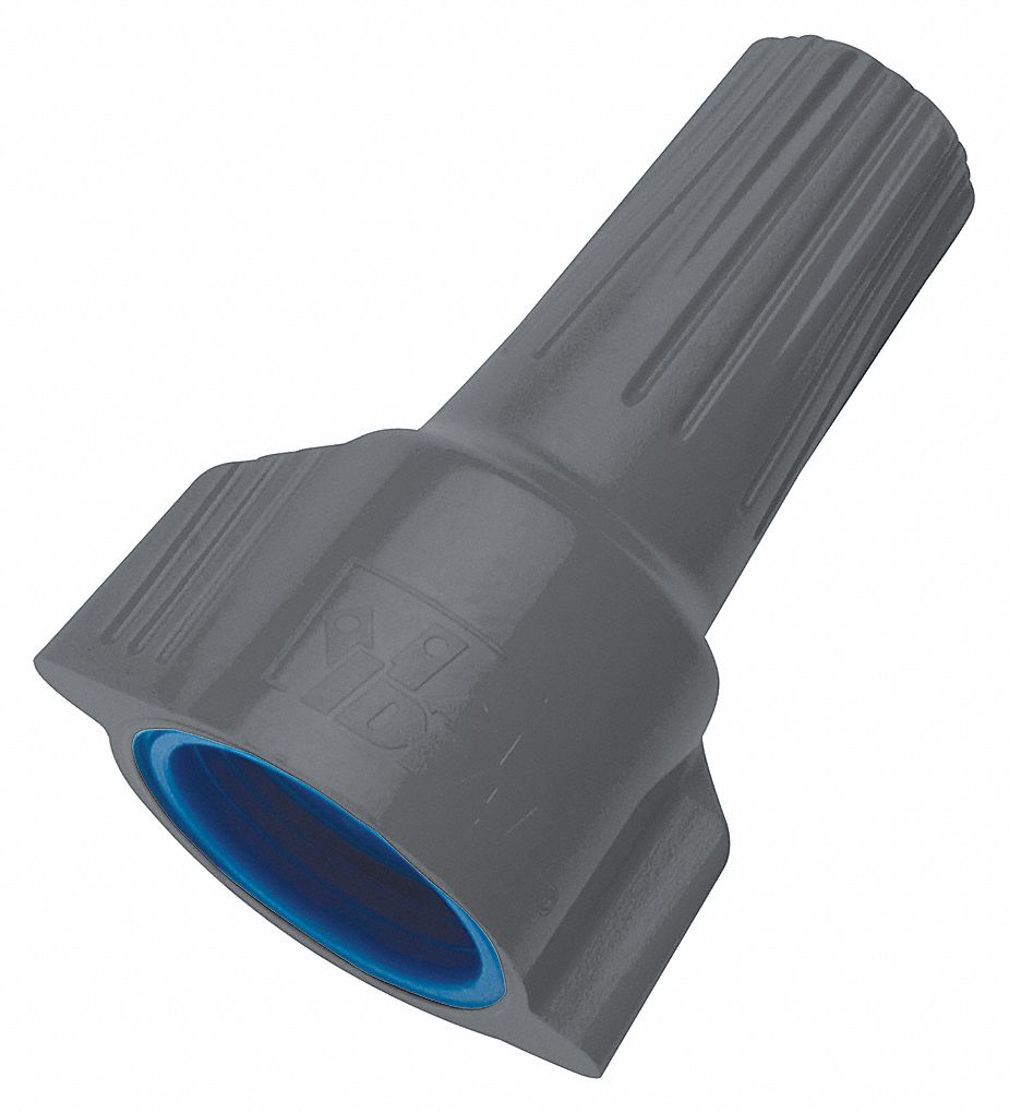 CONNECTEUR,MODÈLE 63,VISSABLE,AILE,RÉST INTMP,MAX 600 V,14-10 AWG,GRIS/BLEU,2 PO