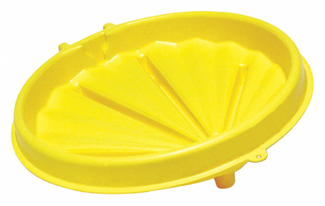 ENPAC Universal Funnel, Injection Molded, Yellow, High-Density ...