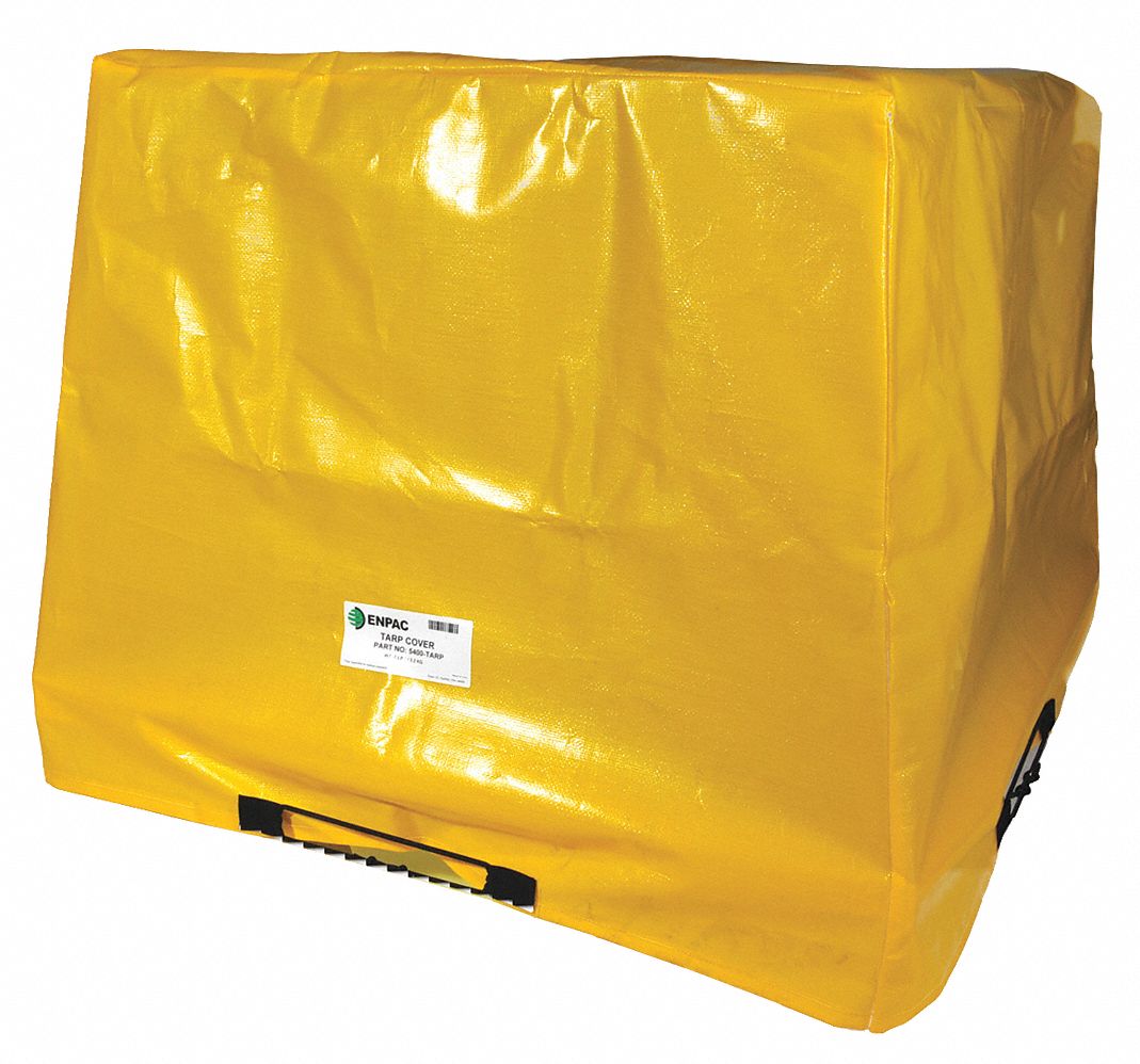 TARP COVER, 56½ X 56½ X 44 IN, FOR 31DL85, FOR 5116-YE, HDPE, YELLOW