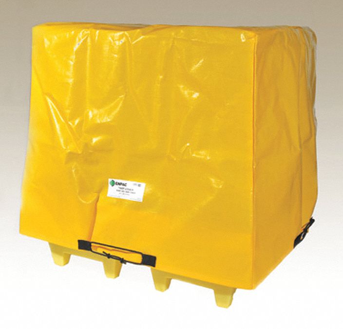 TARP COVER, 56½ X 56½ X 44 IN, FOR 31DM58, FOR 5400-YE, HDPE, YELLOW