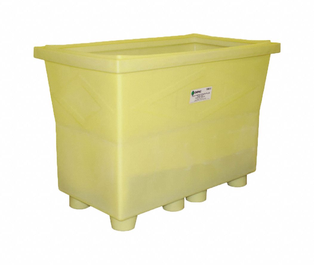 Vertical Drum Sump: 264 gal Spill Capacity, 1, 200 lb Load Capacity, 60 1/2 in x 35 in x 42 in