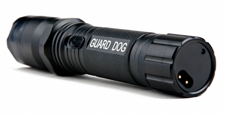 GUARD DOG SECURITY Stun Gun, 4.5 Million, 160 Lumens, Black - 31DV16