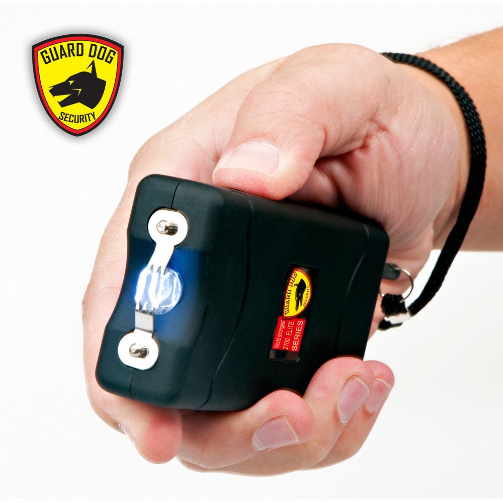 GUARD DOG SECURITY Plastic Stun Gun, 4.5 Million Stun Voltage, 4 1/4 in