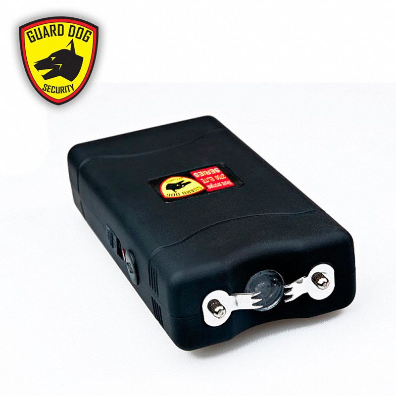 GUARD DOG SECURITY Plastic Stun Gun, 4.5 Million Stun Voltage, 4 1/4 in