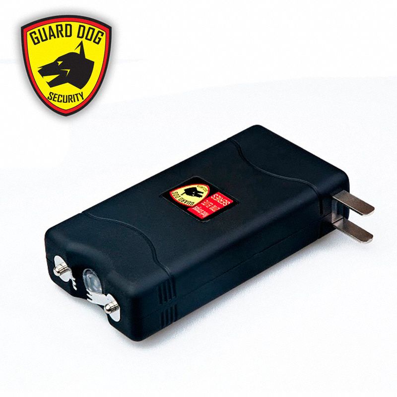 GUARD DOG SECURITY Plastic Stun Gun, 4.5 Million Stun Voltage, 4 1/4 in