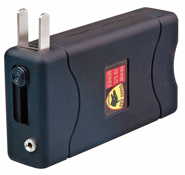 GUARD DOG SECURITY Plastic Stun Gun, 4.5 Million Stun Voltage, 4 1/4 in