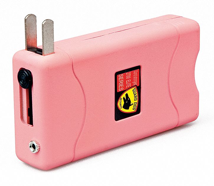 GUARD DOG SECURITY Stun Gun, 4.5 Million, 10 Lumens, LED, Pink - 31DV33