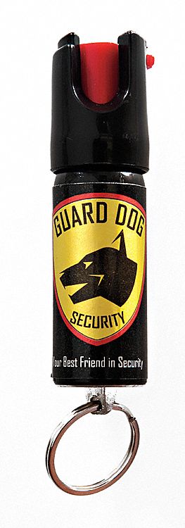 Pepper Spray, Key Ring, Black, 0.5 oz.