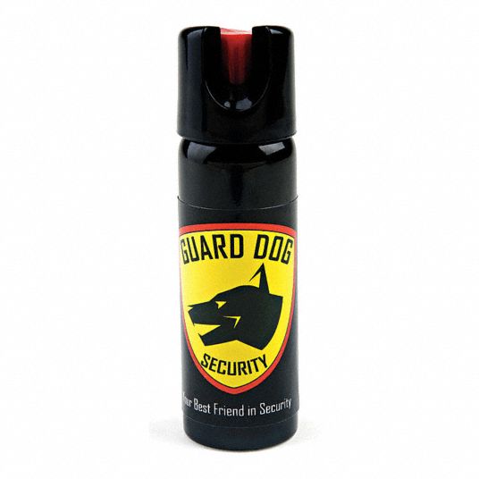 GUARD DOG SECURITY Pepper Spray, Twist Top, Black, 3 oz. 31DV74PS