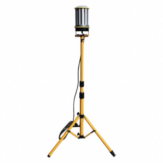 Temporary Job Site Light, Tripod, Corded (AC), Lumens 13,000, Number of