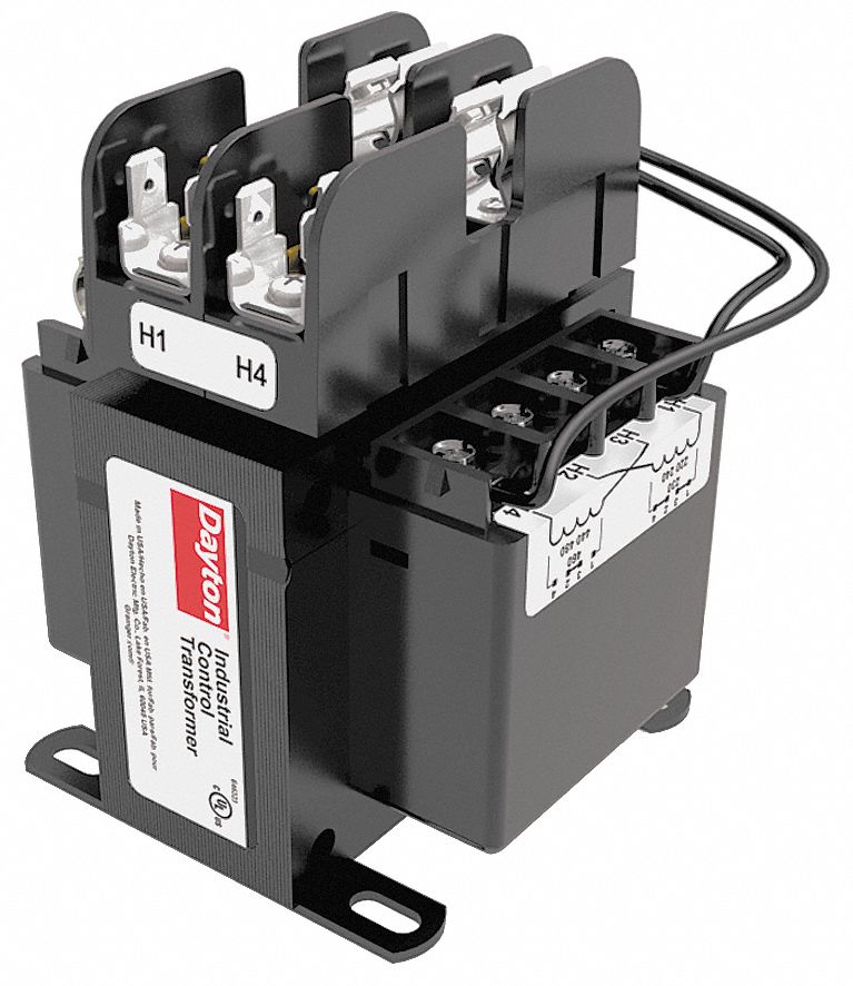 CONTROL TRANSFORMER, 208V/240V/480V, 120V, FOOT, 250VA, SINGLE PHASE