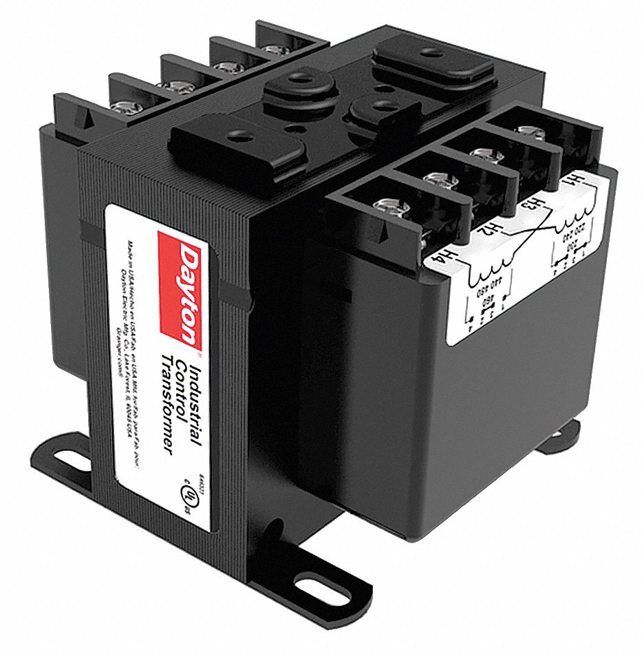 CONTROL TRANSFORMER, 120V, 12V/24V, FOOT, 100VA, SINGLE PHASE