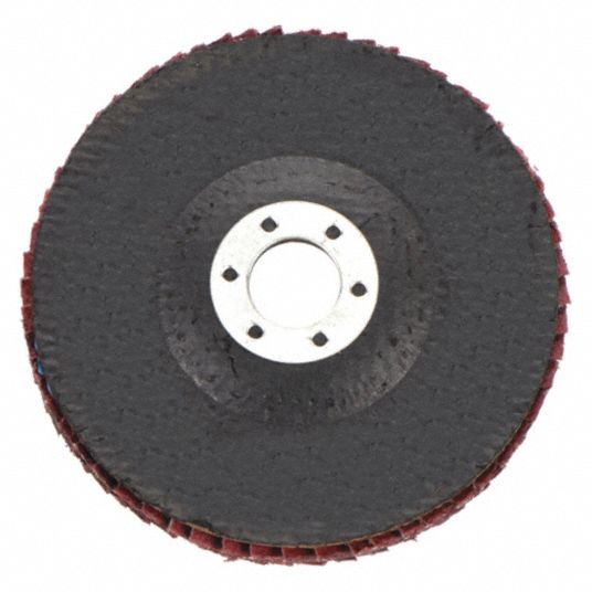 Type 29, Flap Disc, Zirconia Alumina, 4 in Disc Diameter, 60 Abrasive