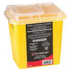 SHARP SAFE CONTAINER, 3 LITRE CAPACITY, 5 X 7 X 7 1/2 IN, PLASTIC