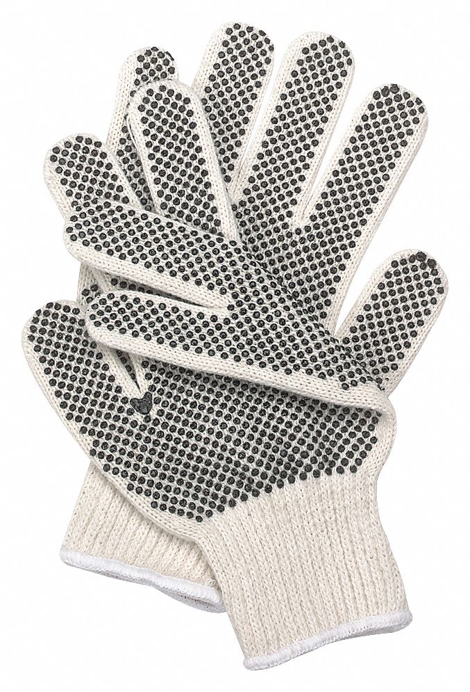cotton dotted gloves