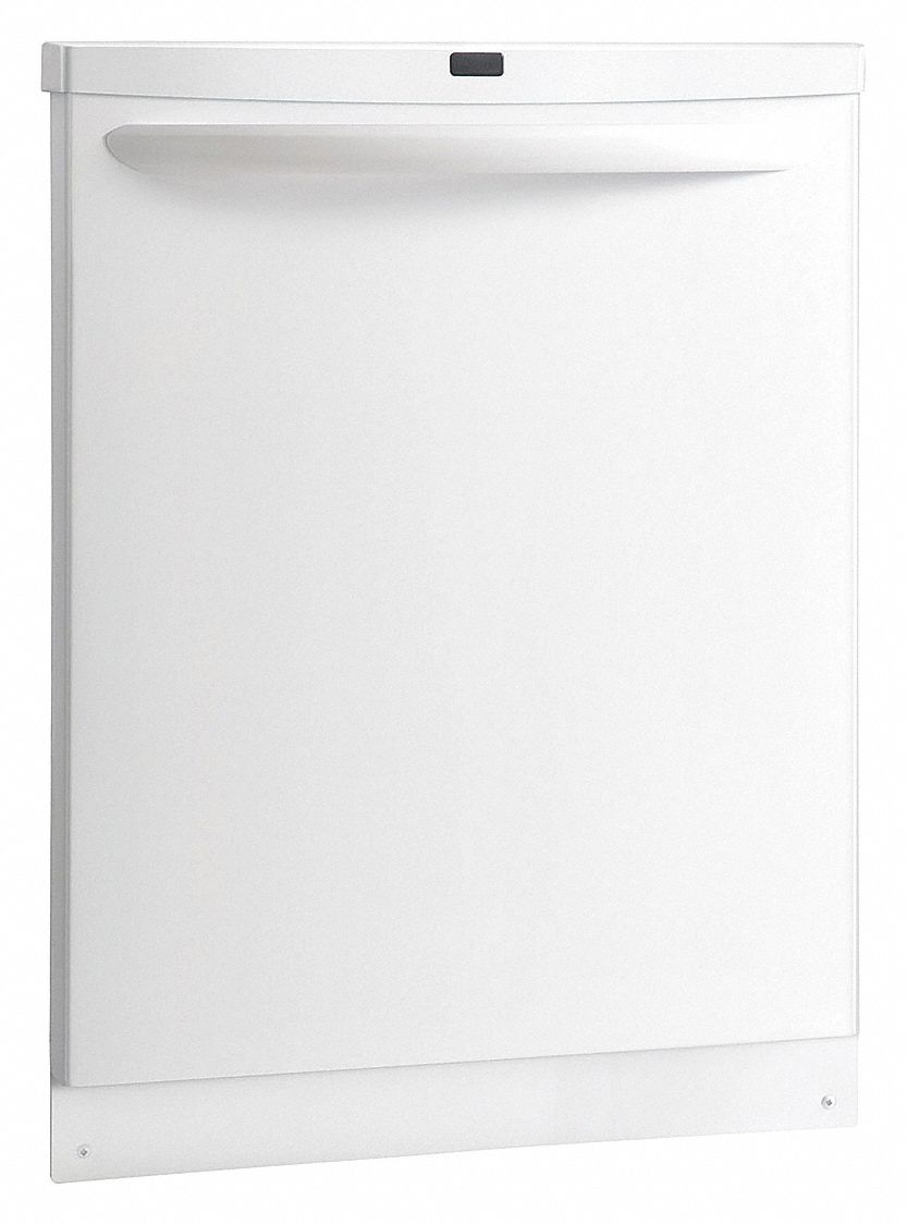 FRIGIDAIRE Undercounter Dishwasher, White, Width 24 in, Depth 25 in