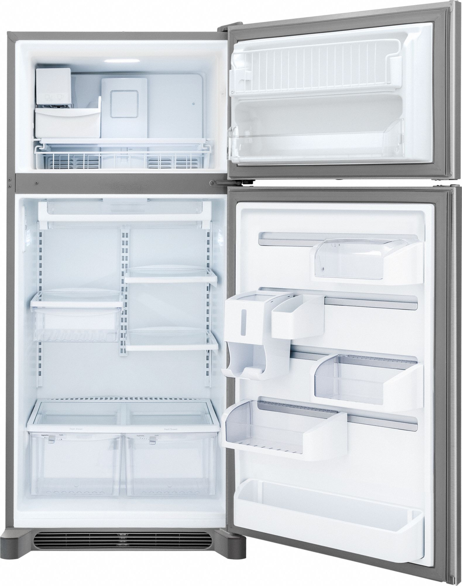 FRIGIDAIRE Refrigerator, Residential, Stainless Steel, 30" Overall