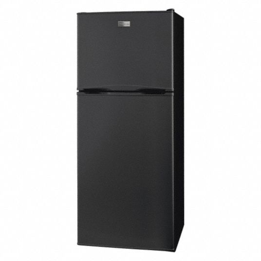 FRIGIDAIRE, Black, 10.1 cu ft Total Capacity, Top-Freezer Refrigerator ...