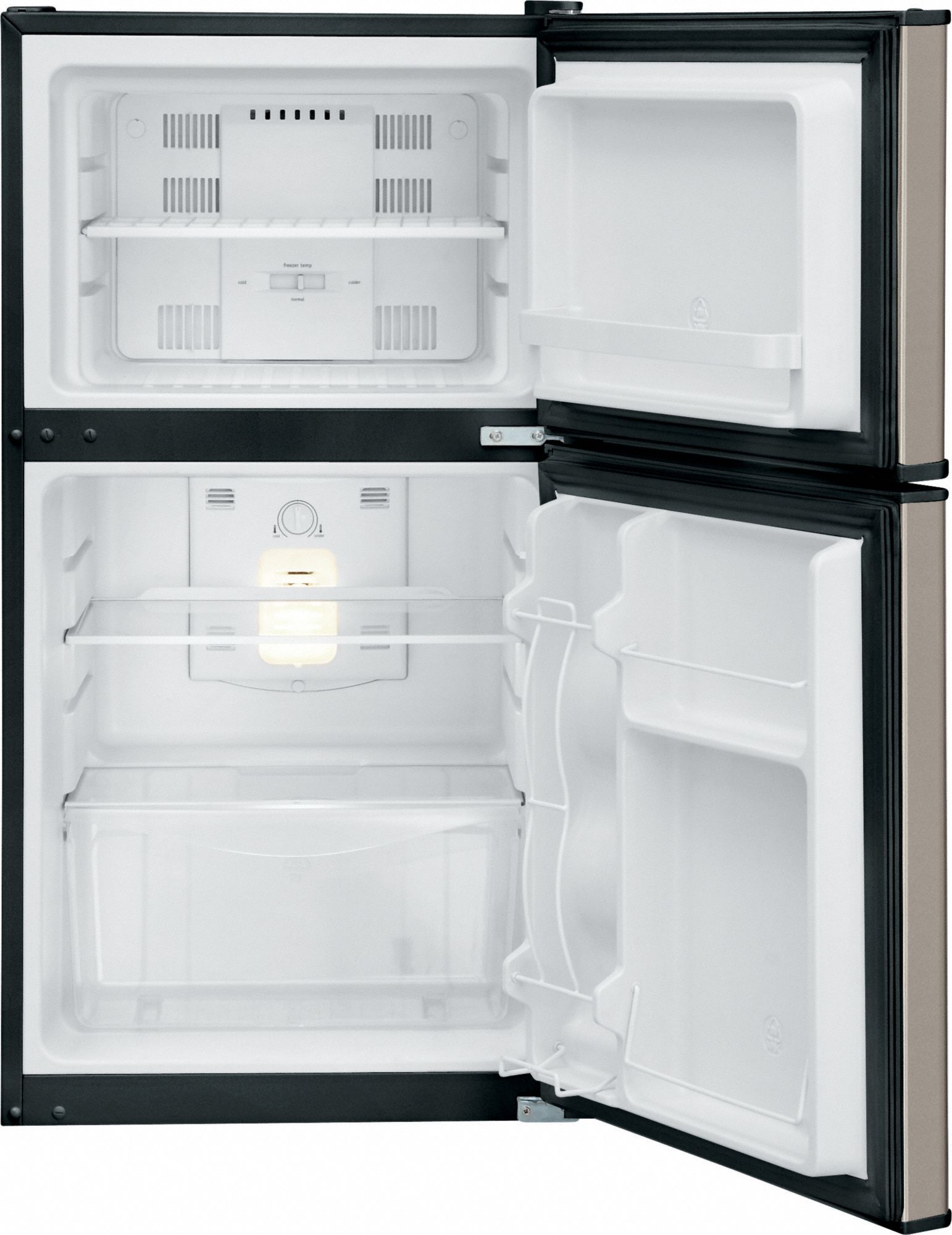 FRIGIDAIRE Refrigerator, Residential, Silver Mist, 18 2/3 in Overall
