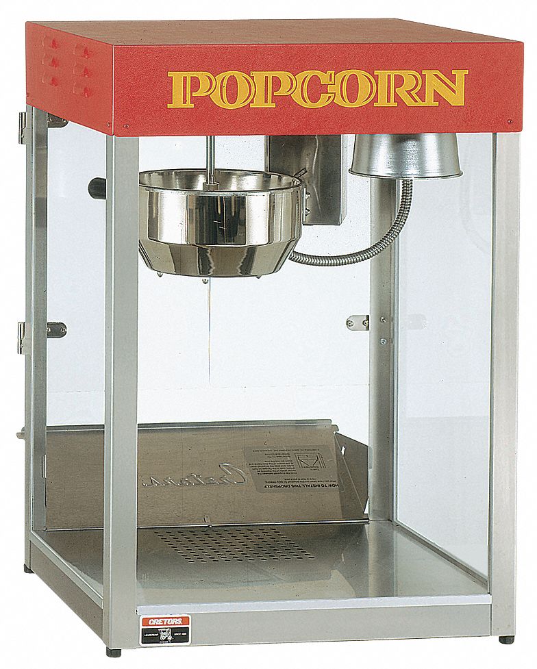 31EV90 - Popcorn Maker 6 oz. 120V Silver/Red