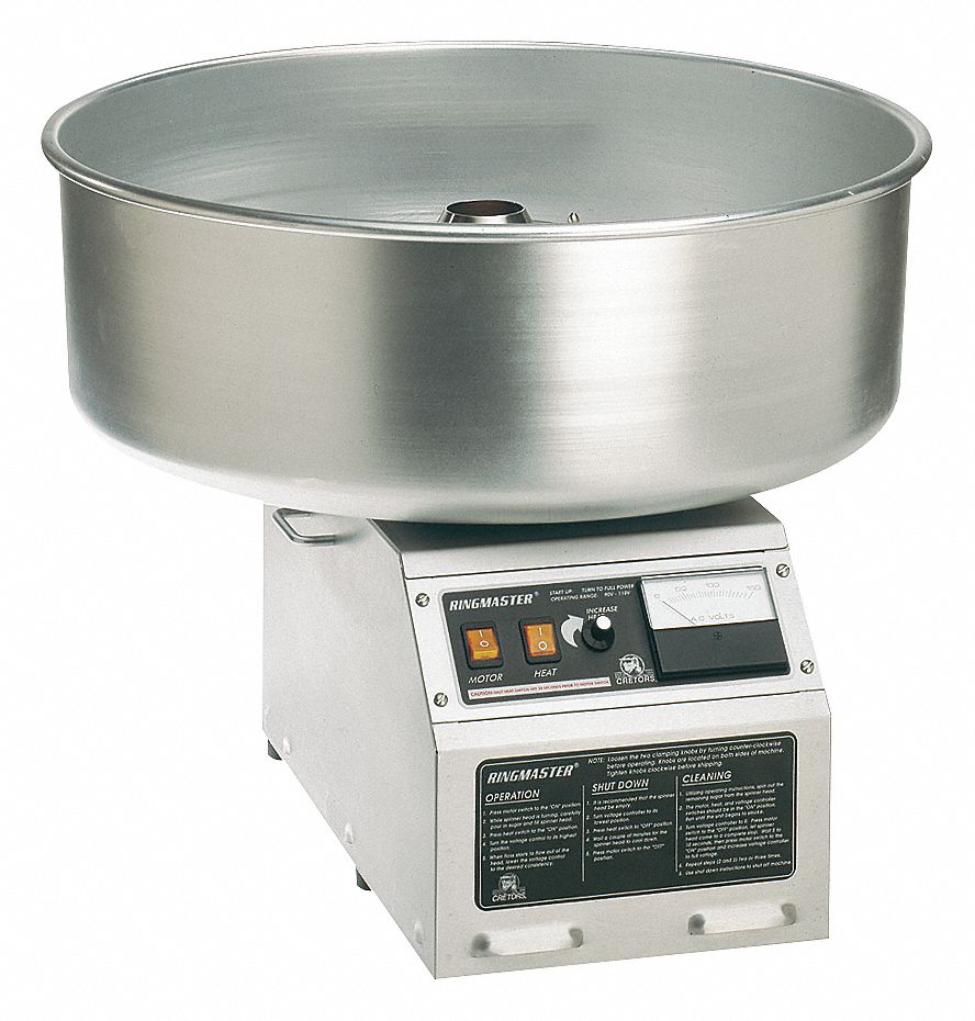 31EV98 - Cotton Candy Machine 15 to 18 lb. 26 in.