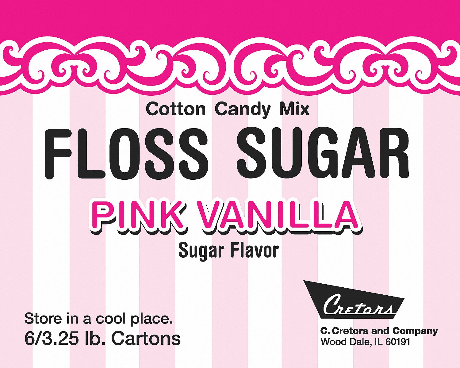 Cotton Candy Mix: Vanilla, Floss Sugar, 7409, 6 PK