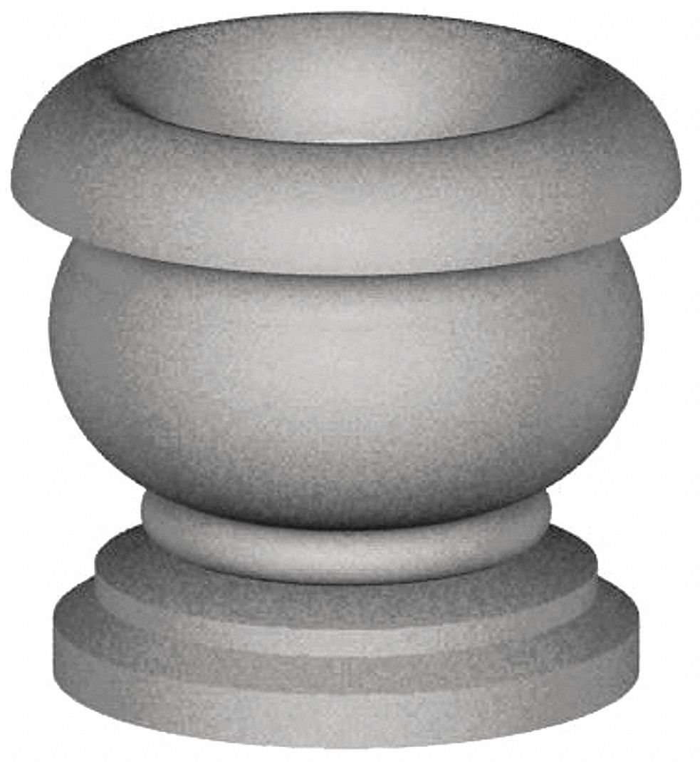 Security Planter, Round, 24 In. H