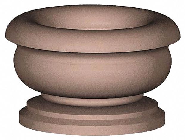 PETERSEN MFG., Round, 36 in Outside Dia., Security Planter - 31EX55|CN36X22  - Grainger