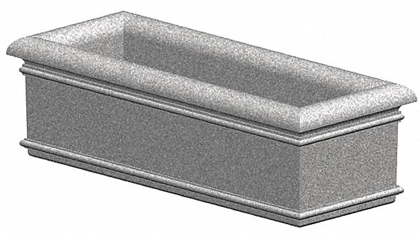 Security Planter, 18 In. H