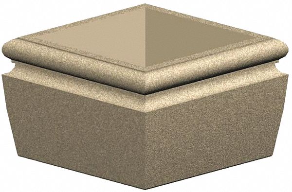 Security Planter, Rectangle, 22 In. H