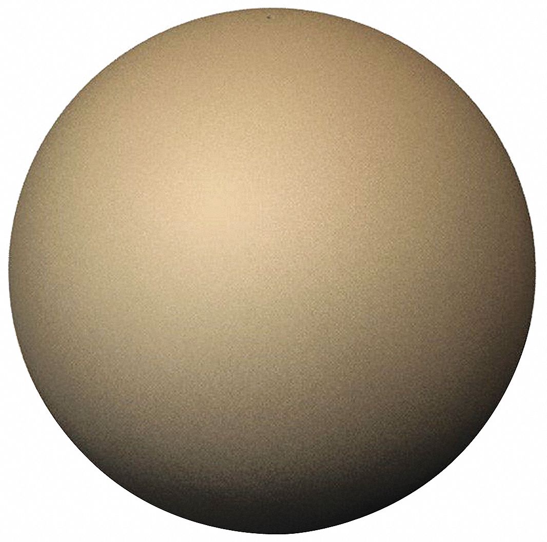 Decorative Bollard: Sphere Shape, Beige, 36 in Overall Ht, 2, 000 lb Wt