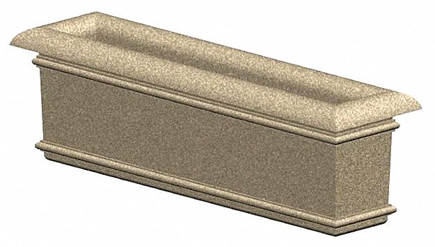 Security Planter, 18 In. H