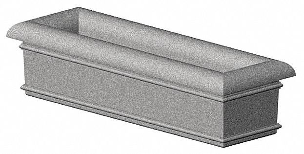 Security Planter, 18 In. H