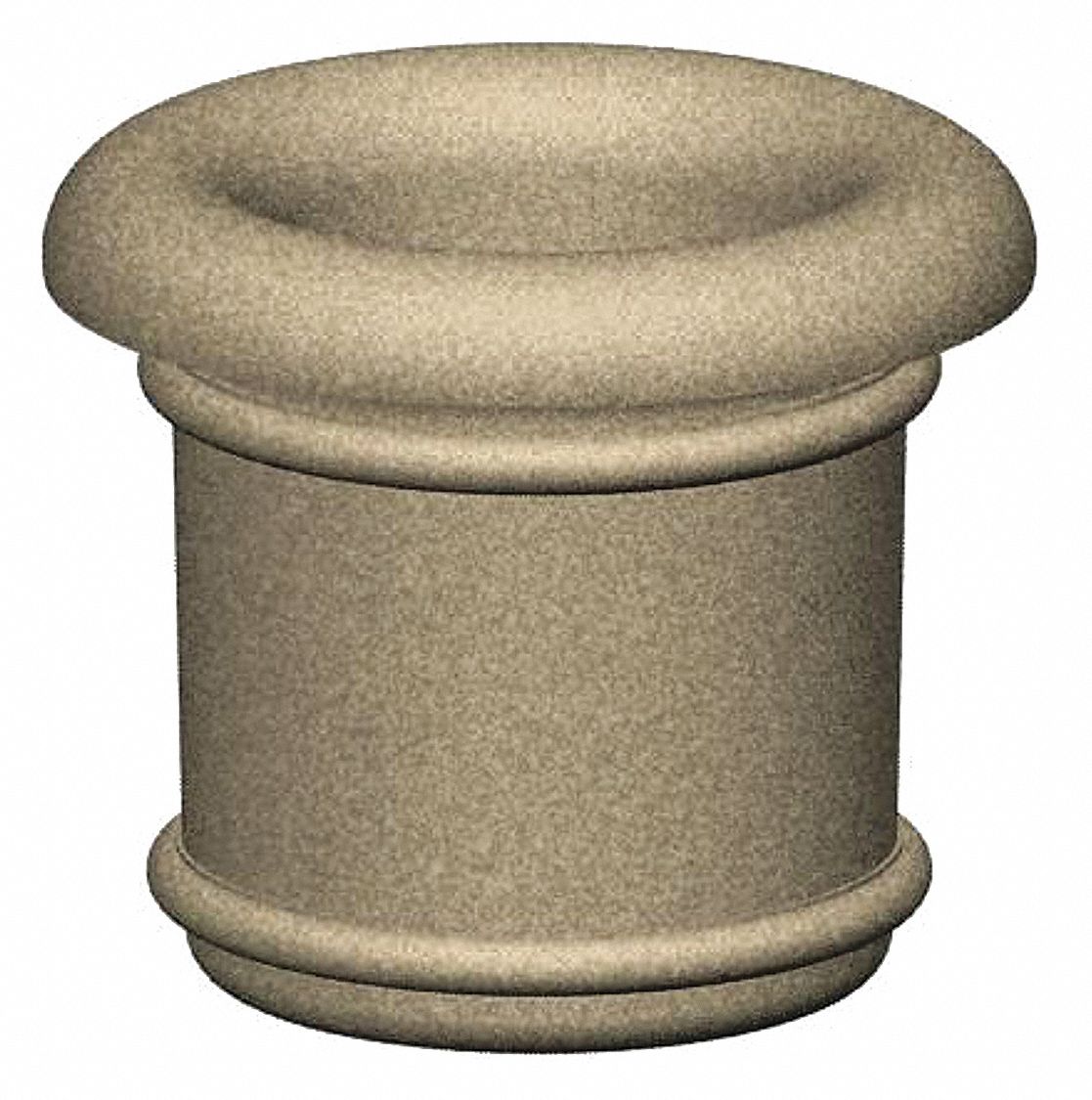 Security Planter,  Concrete,  36 in. H