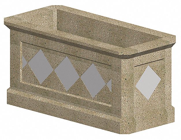 Security Planter, 28 In. H