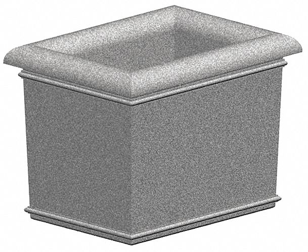 Security Planter,  Concrete,  36 in. H