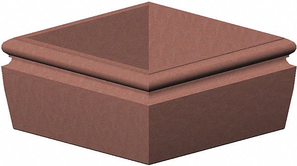 Security Planter, Rectangle, 22 In. H