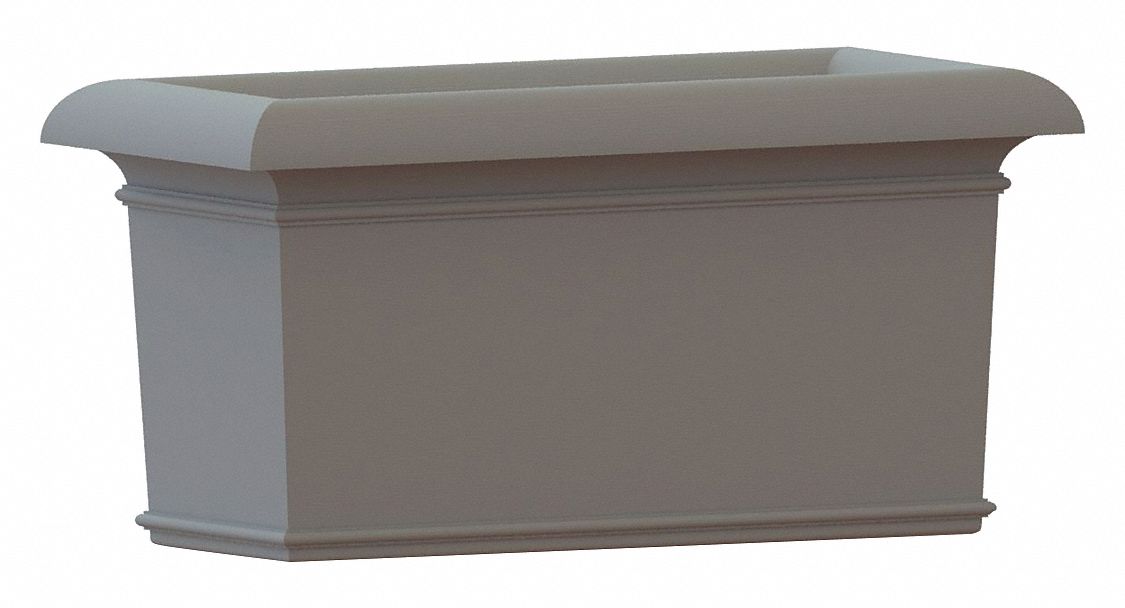PETERSEN MFG., Rectangle, 72 in Overall Lg, Security Planter 31EY24