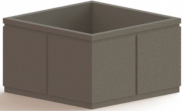 Security Planter, Square, 36 In. H