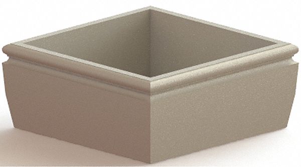 Security Planter, Rectangle, 30 In. H