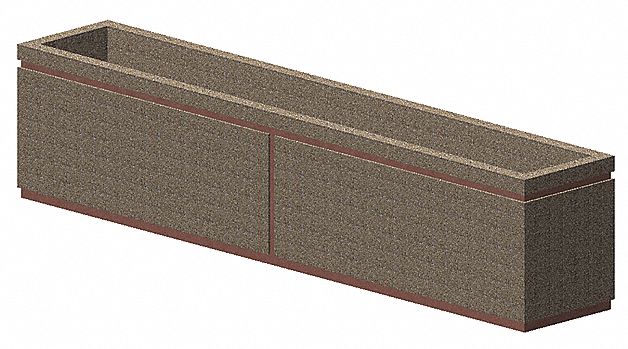 Security Planter, 30 In. H