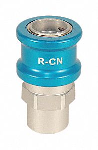 COOLANT NOZZLE, R- SERIES, 1/2 IN INLET, 2-33/64 X 1-3/8 IN, ALUMINUM